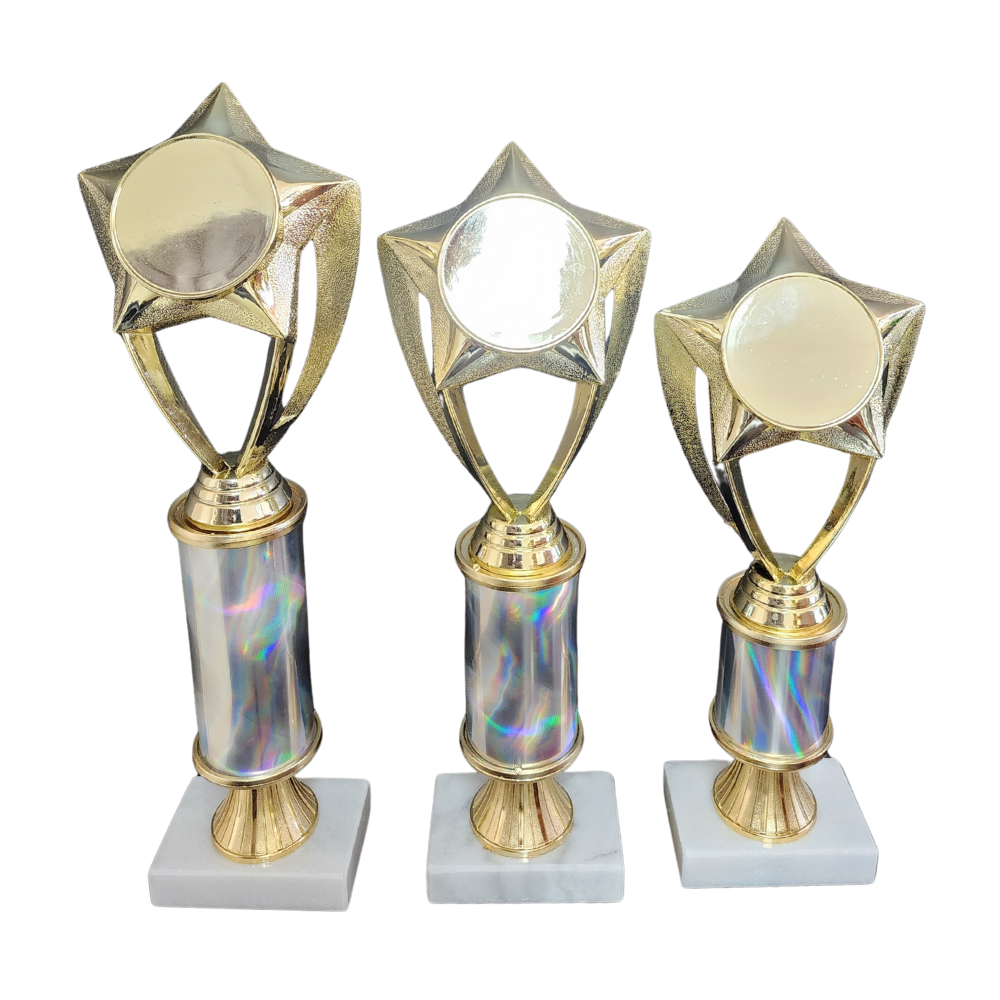 Star Column Trophy - H422