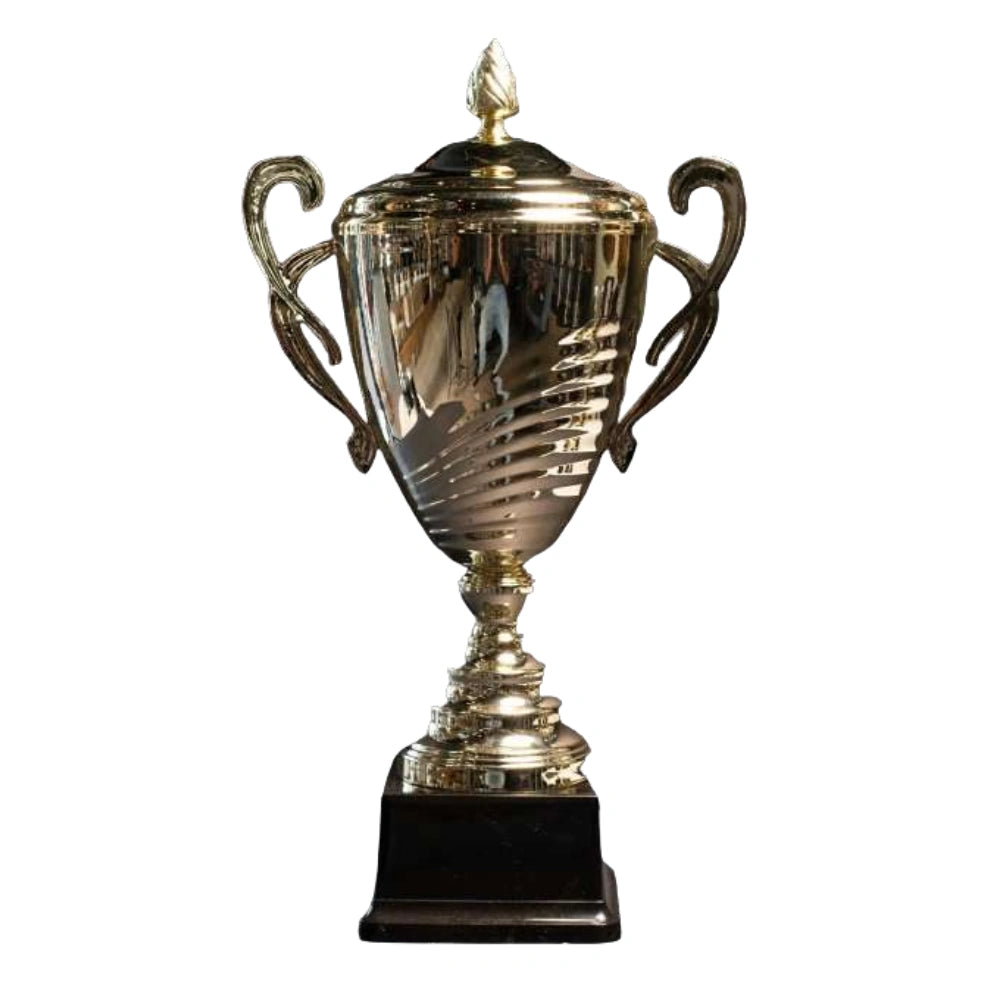 Large Gold Metal Swirl Cup - NC002