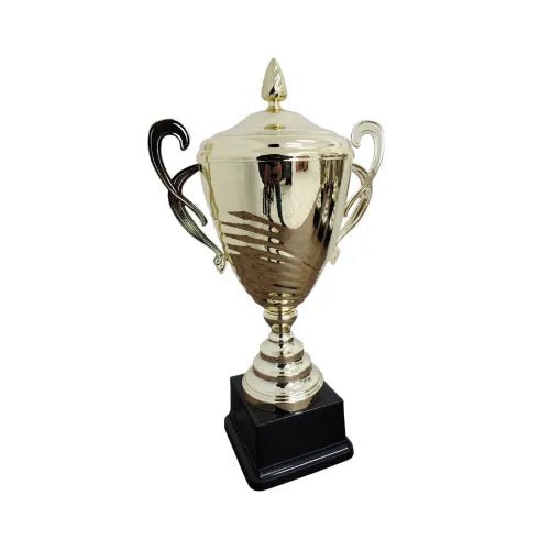 Large Gold Metal Swirl Cup - NC002