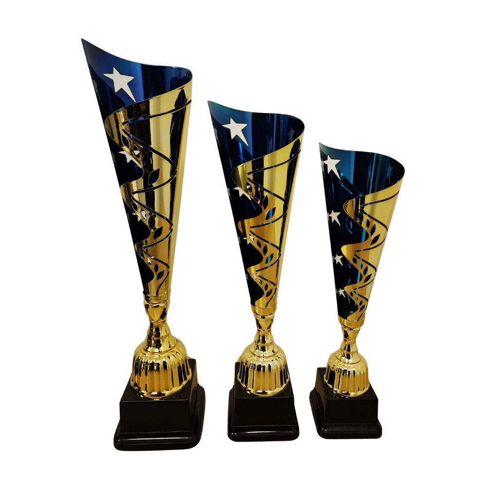 Gold Star Metal Cup (Blue / Red / Grey)