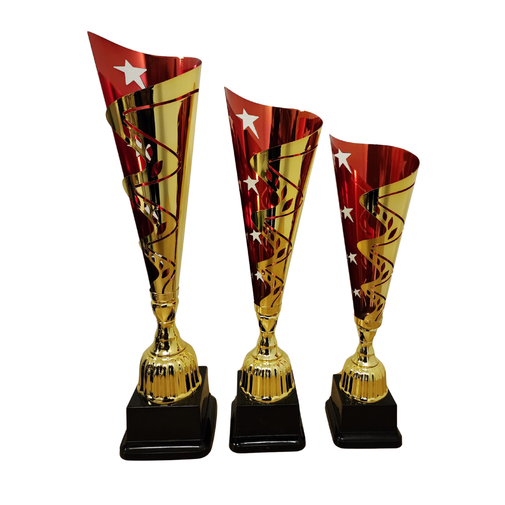 Gold Star Metal Cup (Blue / Red / Grey)