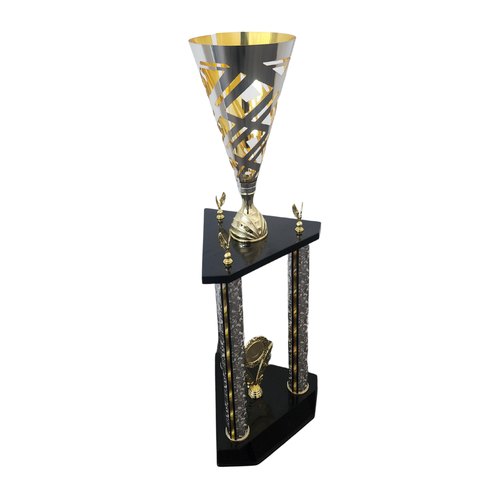 Titan 3 Column Metal Cup Trophy