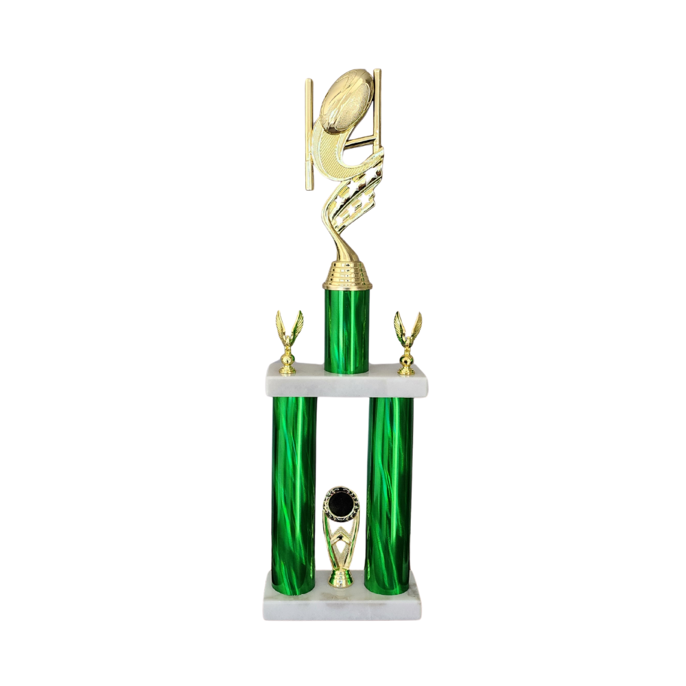 Star Figure 2 Column Trophy