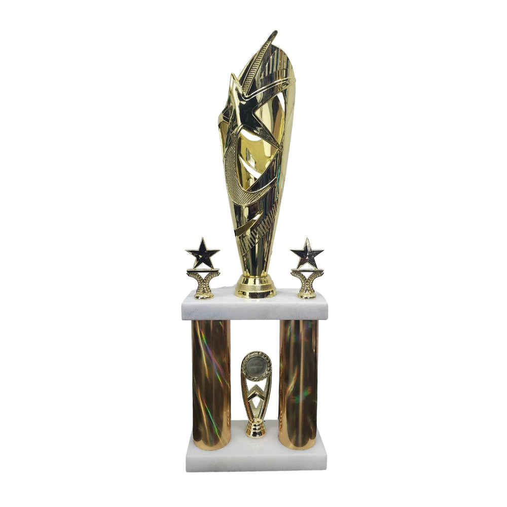 2 Column Dazzling Star Trophy