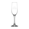 Engraved Champagne Glass