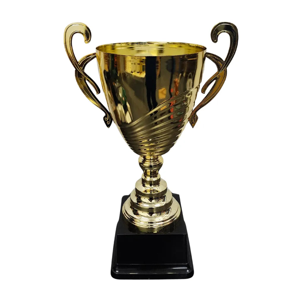 Gold Swirl Metal Cup - NC002