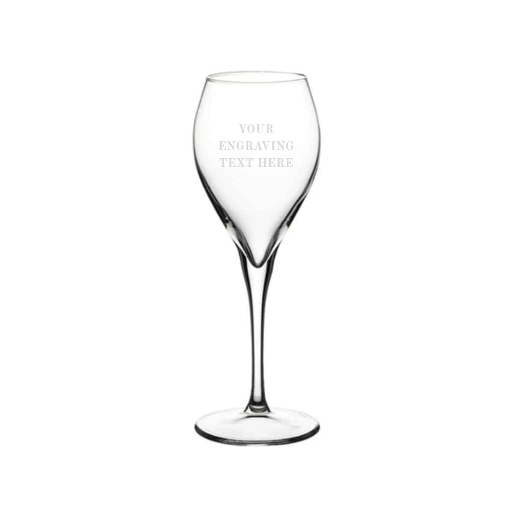 Engraved Wine Glass