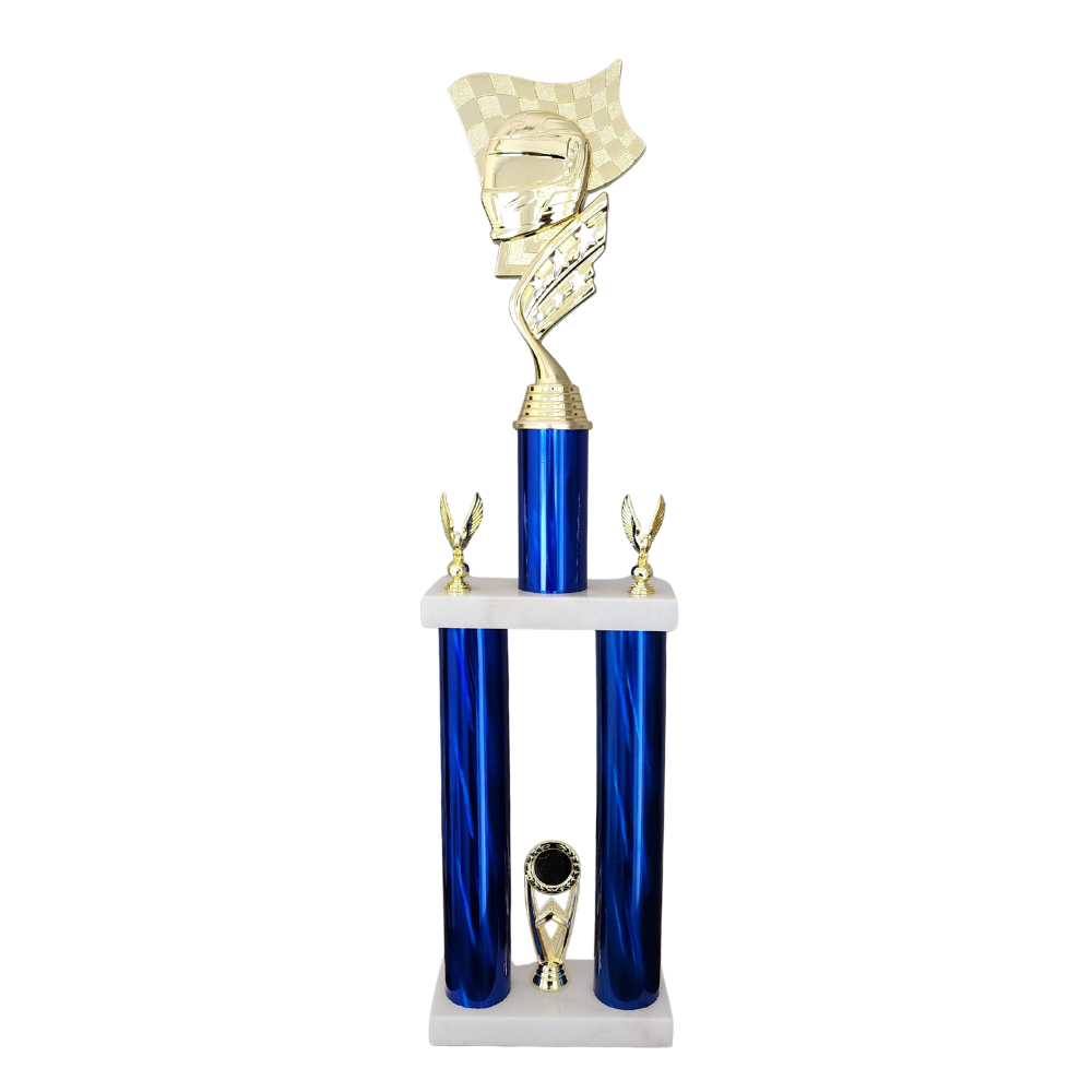 Star Figure 2 Column Trophy