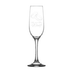 Engraved Champagne Glass