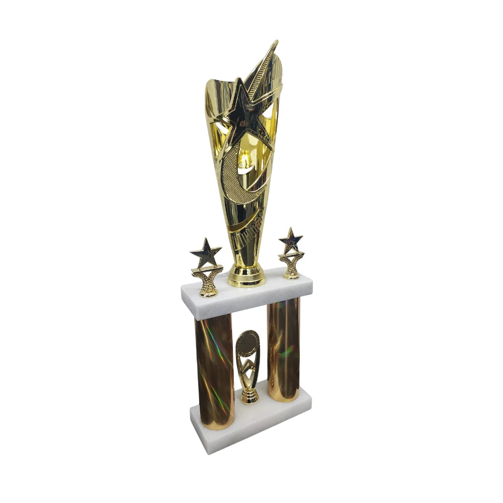 2 Column Dazzling Star Trophy