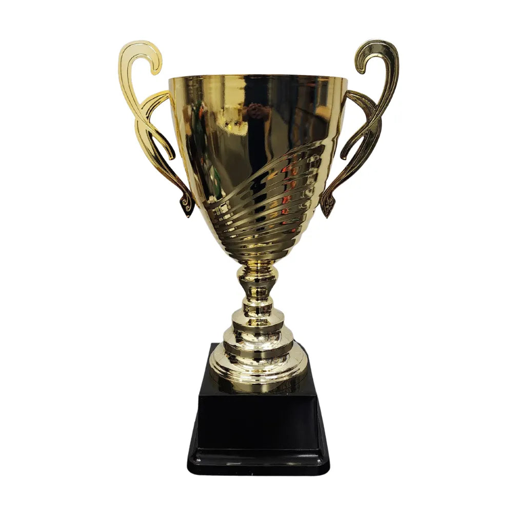 Gold Swirl Metal Cup - NC002