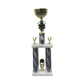 2 Column Flower Bowl Metal Cup Trophy