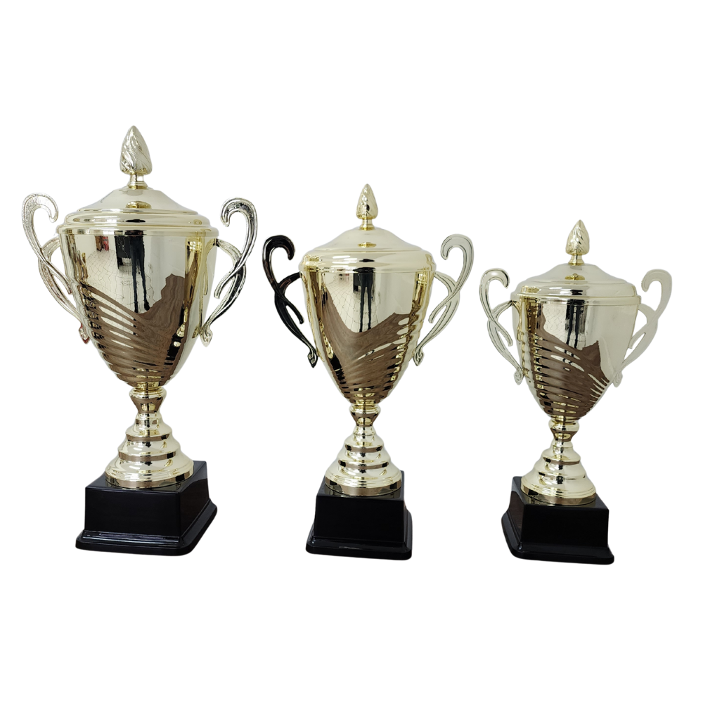 Gold Swirl Metal Cup - NC002