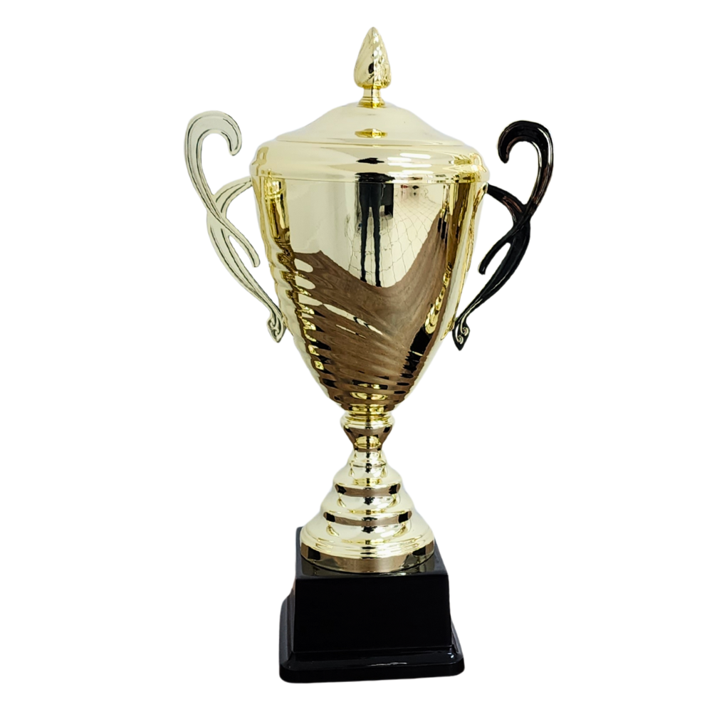 Gold Swirl Metal Cup - NC002