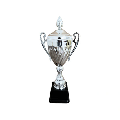 Silver Swirl Metal Cup - CU0020