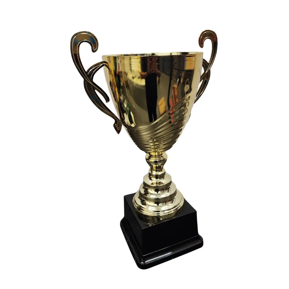 Gold Swirl Metal Cup - NC002