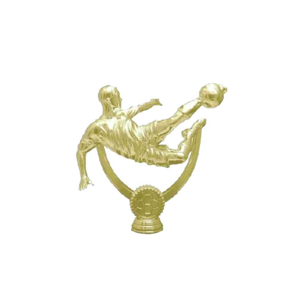Large Soccer Kicker Trophy Figurine