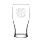 Engraved Beer Glass