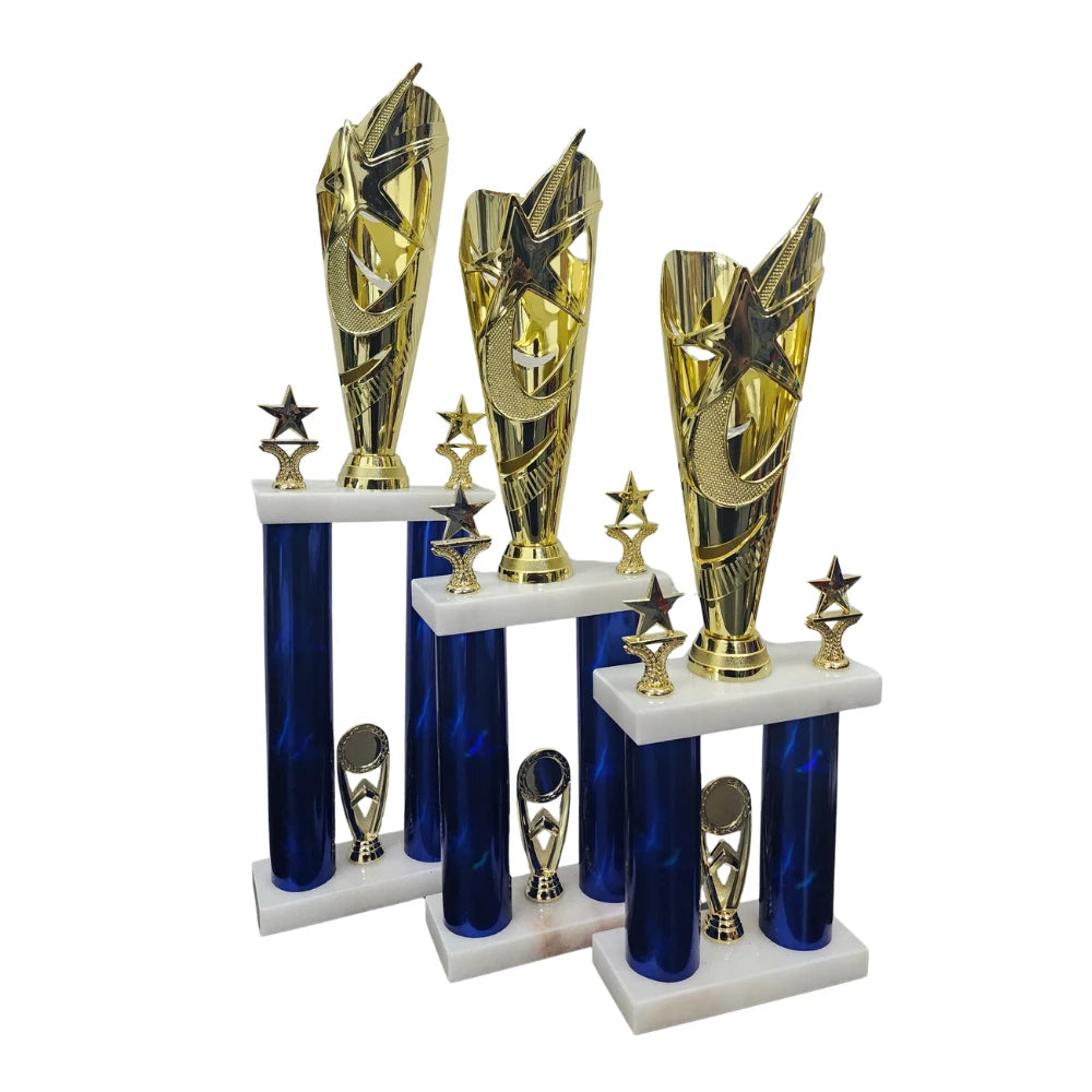2 Column Dazzling Star Trophy