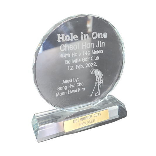 Round Glass Award