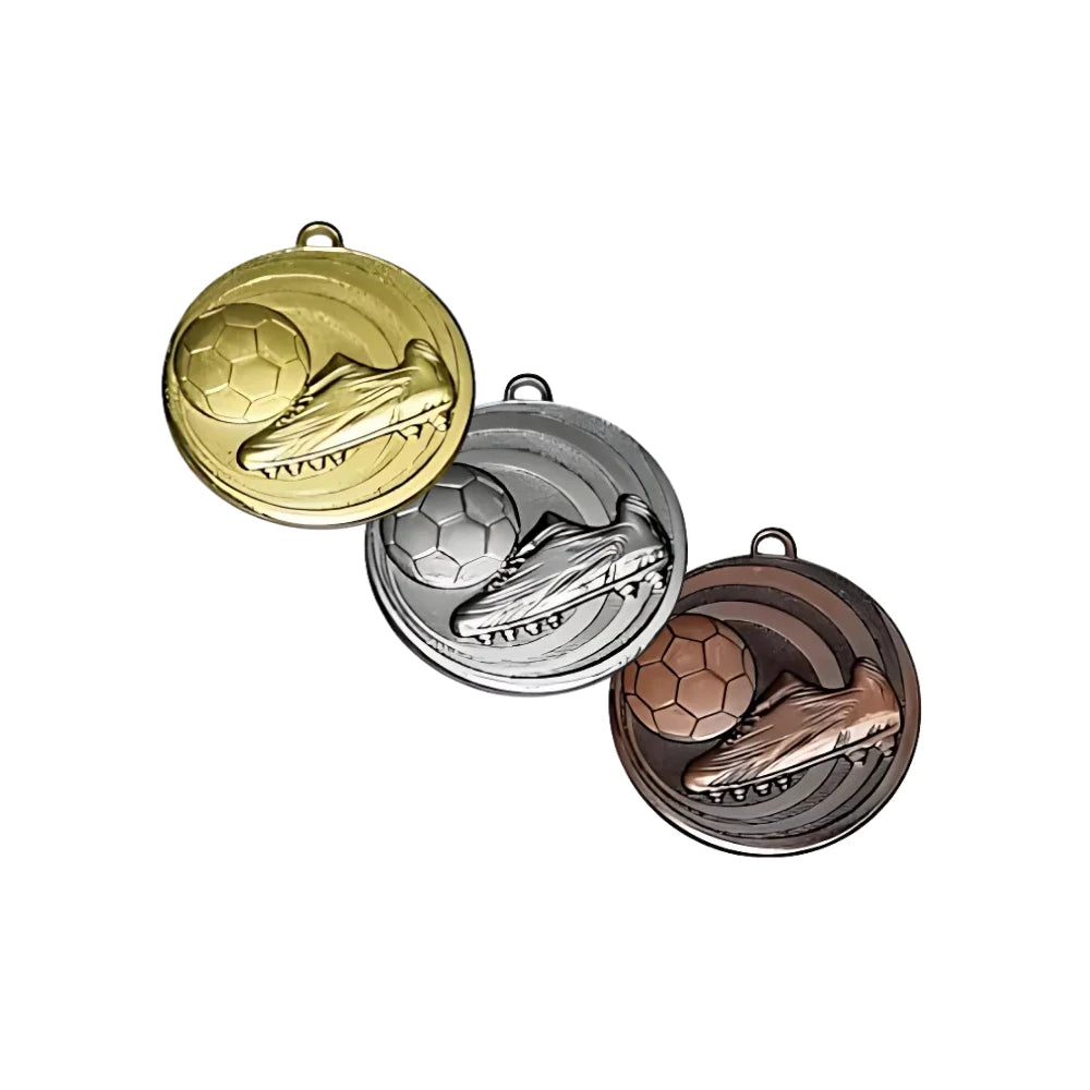 50mm Soccer Themed Medal