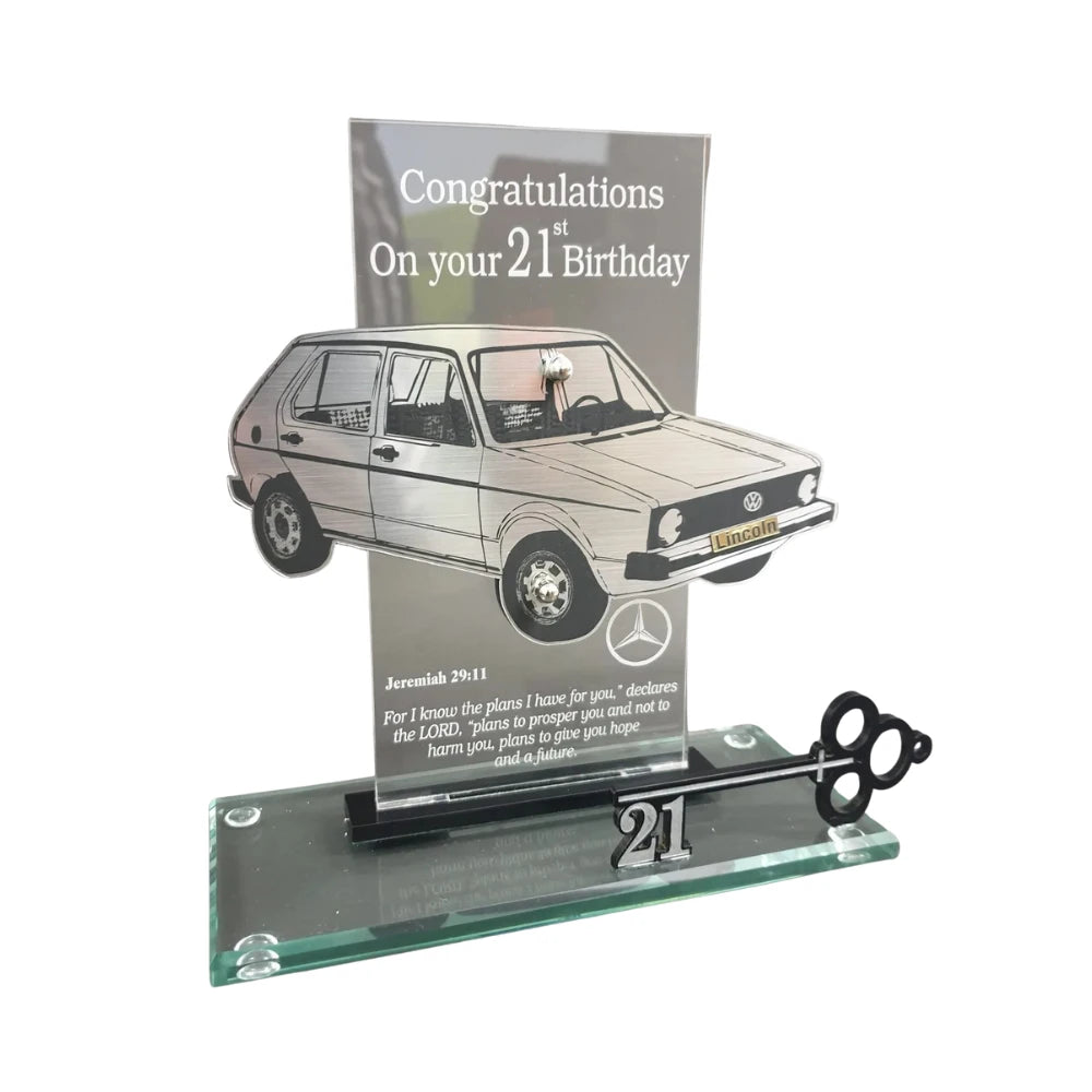 Custom Car 21st Key