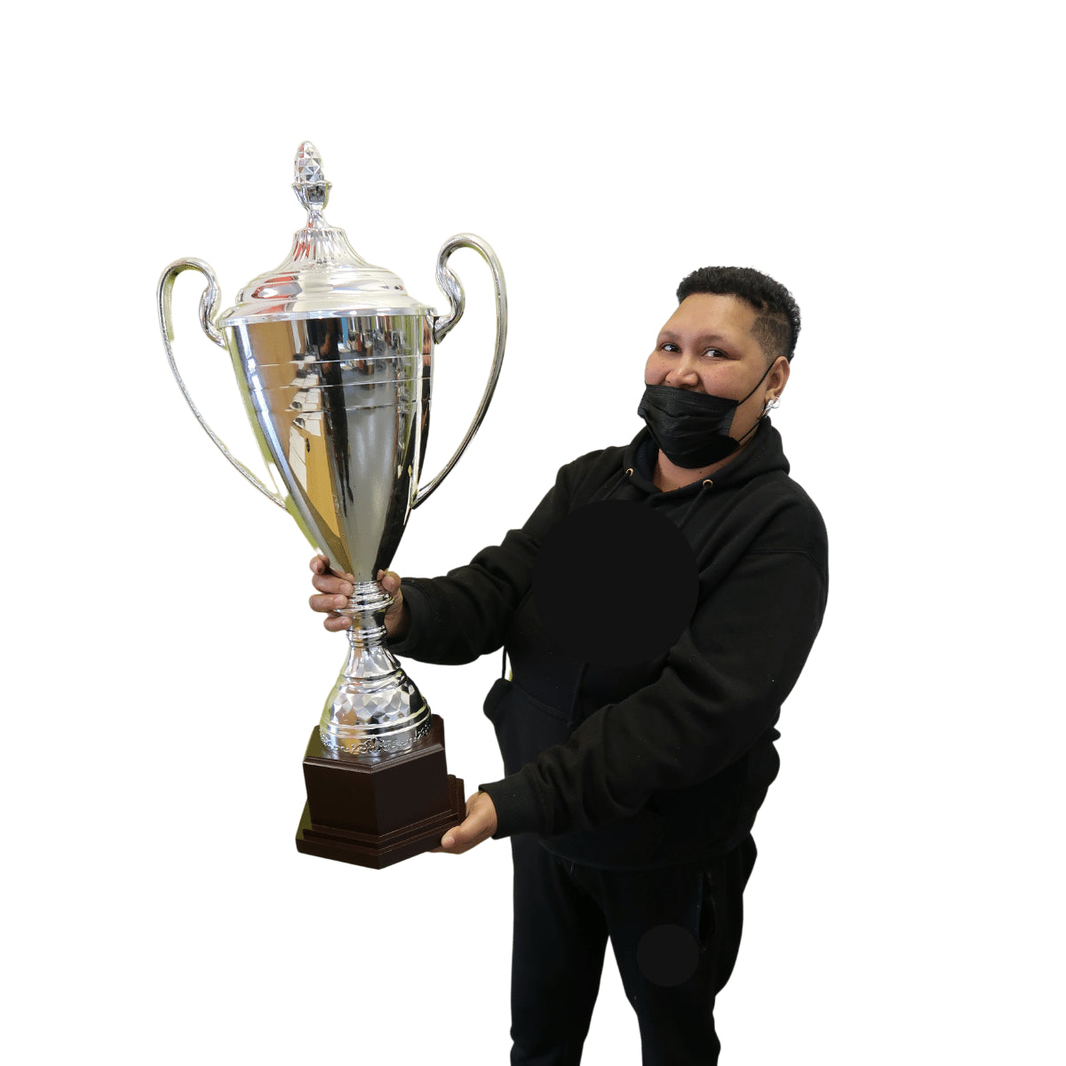 Large Polished Champion Metal Cup – CU0019