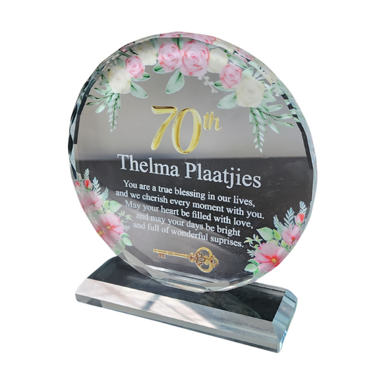Round Glass Award