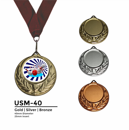 USM40 - Wreath Cup Medal (40mm)