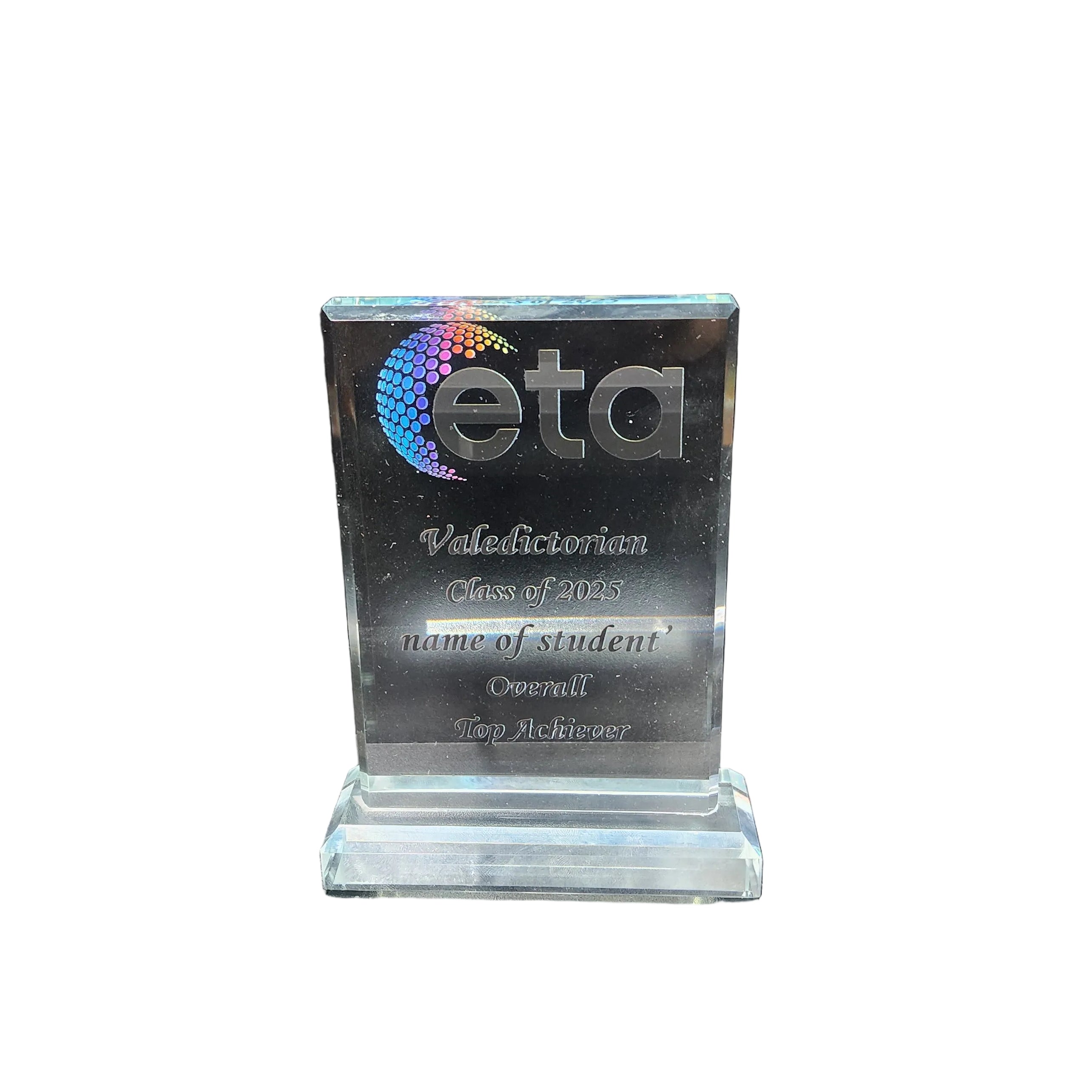 Rectangular Glass Award