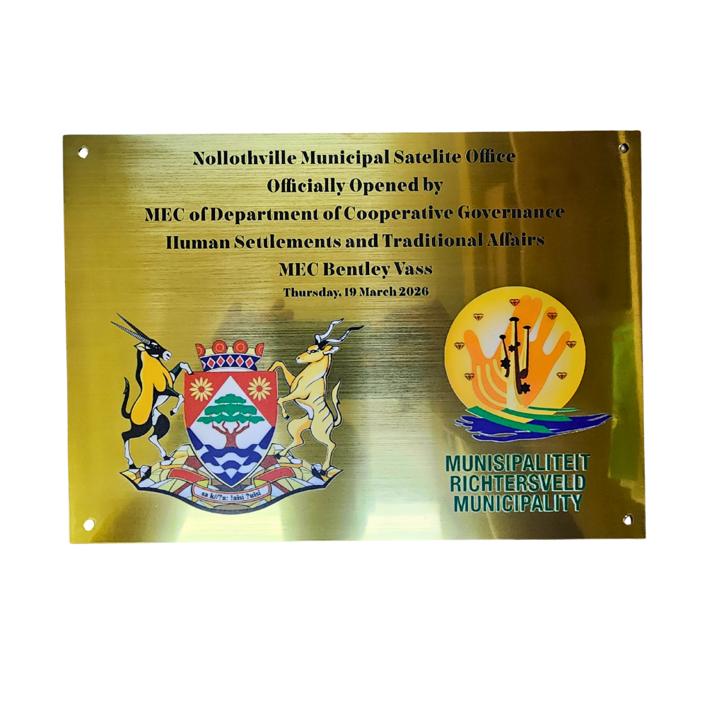 Engraved Plastic Plaque